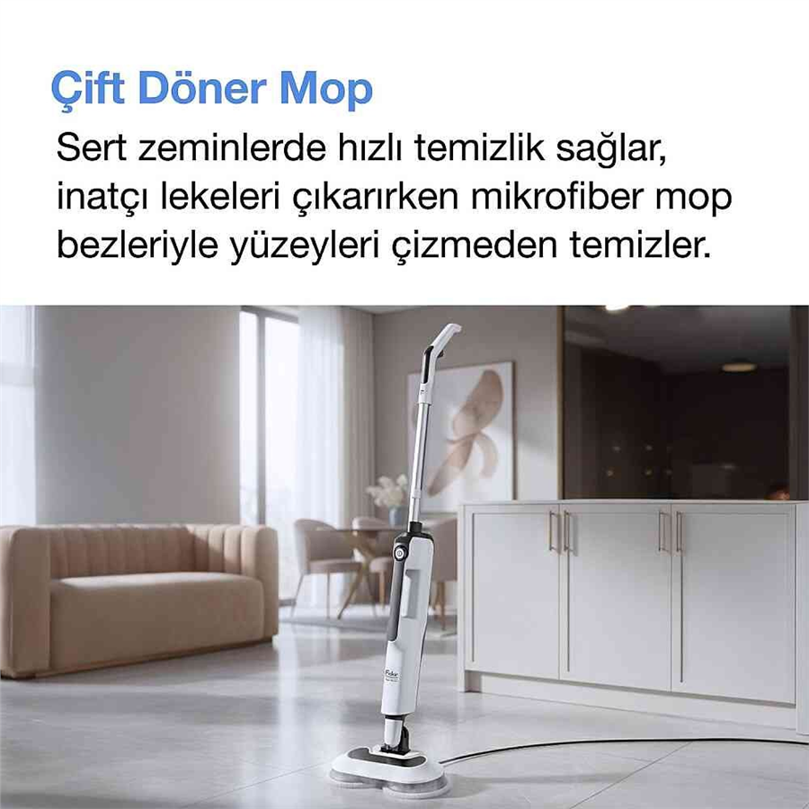 FAKİR SPIN STEAM BUHARLI SÜPÜRGE