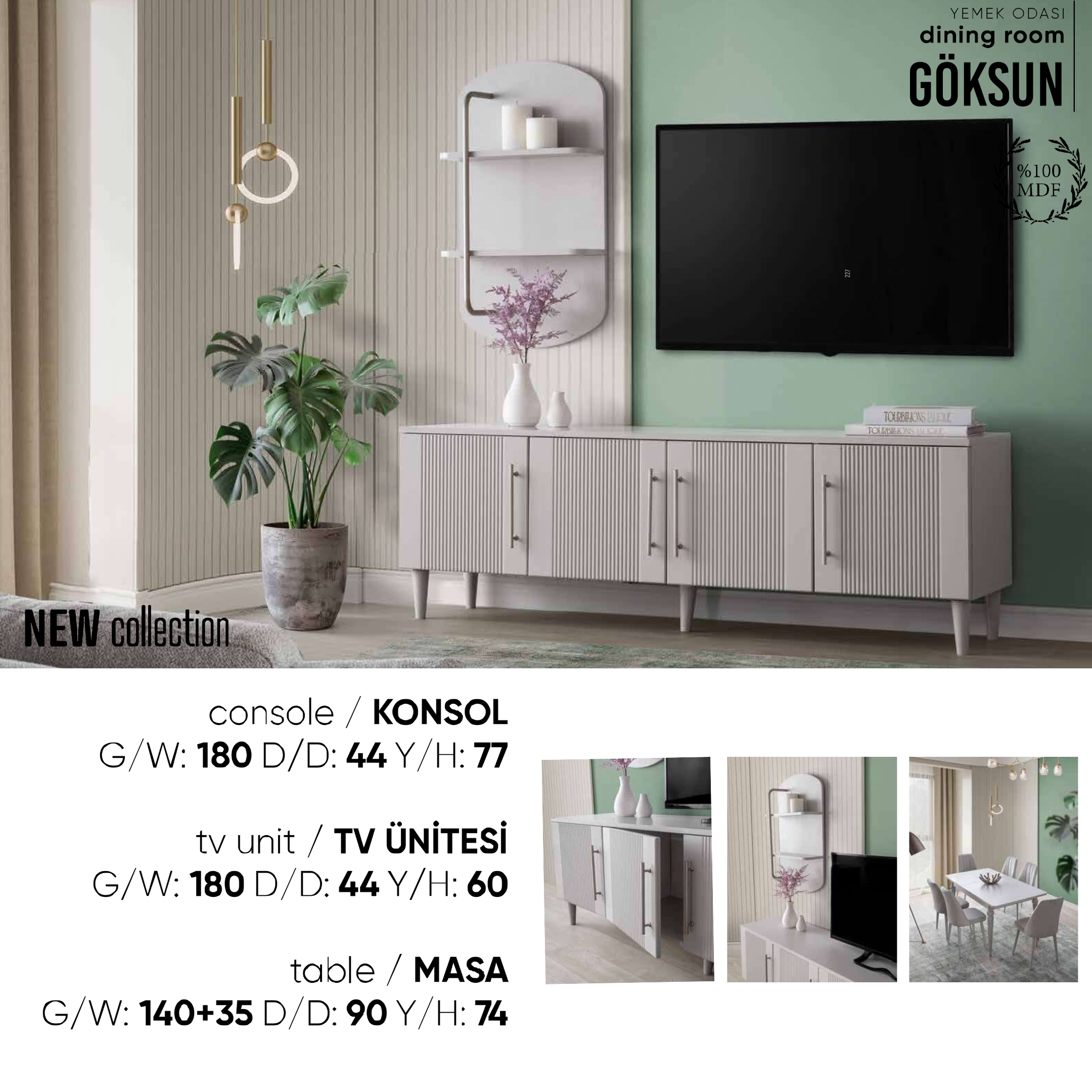 GÖKSUN YEMEK ODASI TAKIMI