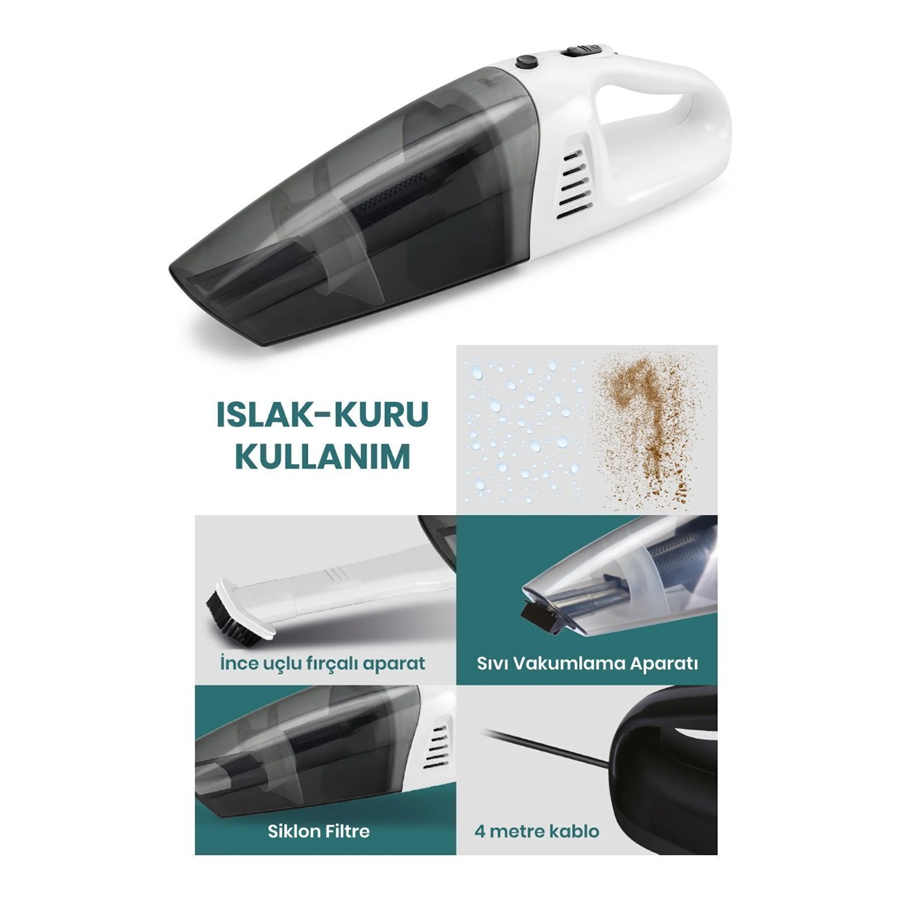 GOLDMASTER GM-7553B PİCKY ŞARJLI ELEKTRİK SÜPÜRGESİ