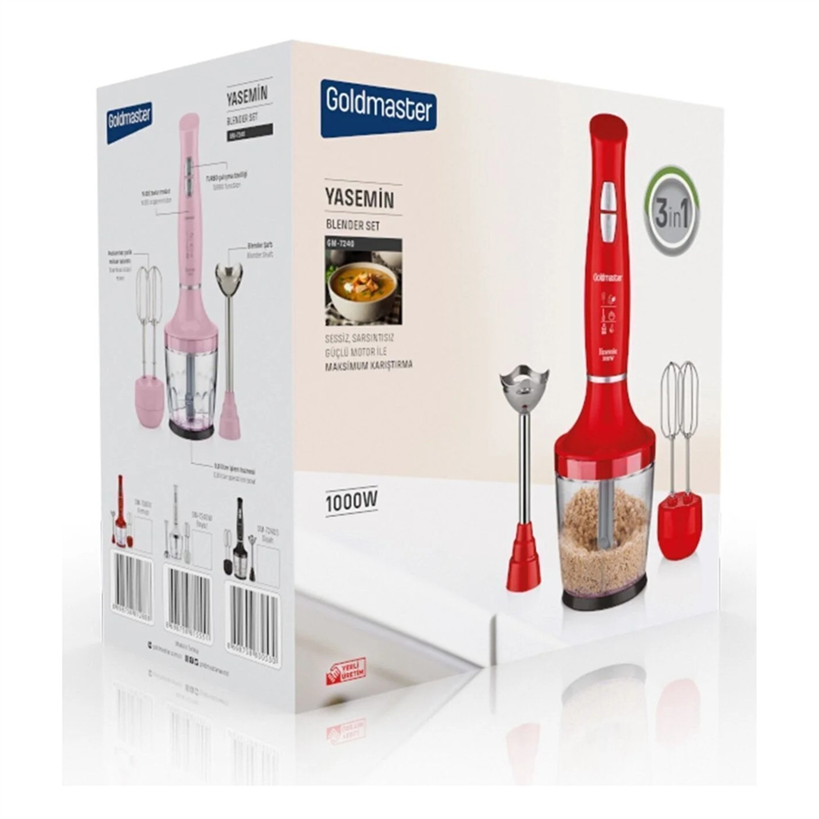 GOLDMASTER YASEMİN BLENDER SET GM 7240