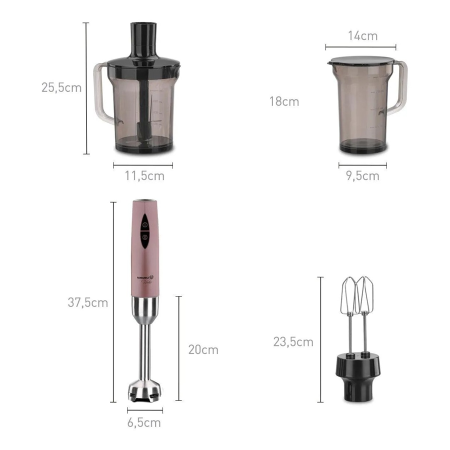 KORKMAZ VERTEX MEGA BLENDER SET A445-05