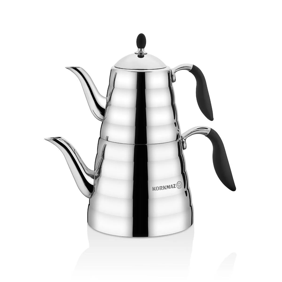 KORKMAZ VİVA SİYAH ÇAYDANLIK TAKIMI 2.5 LT A219