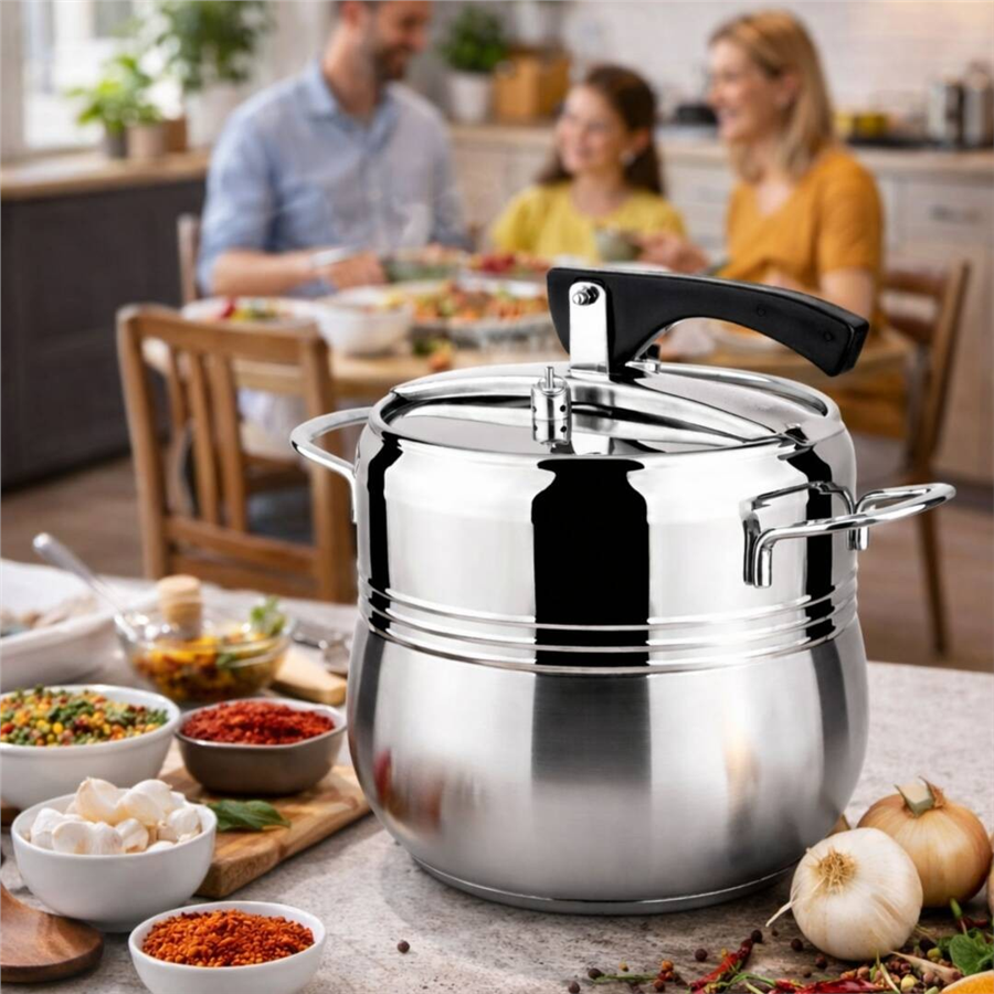 LİNES SİLVER 8 LT L-0212 DÜDÜKLÜ TENCERE