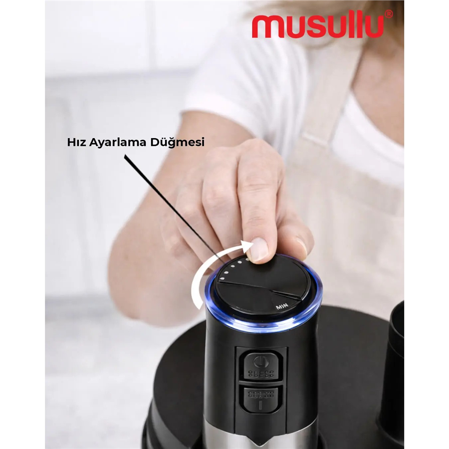 MUSULLU BLENDER SET MSL-2032 SİYAH