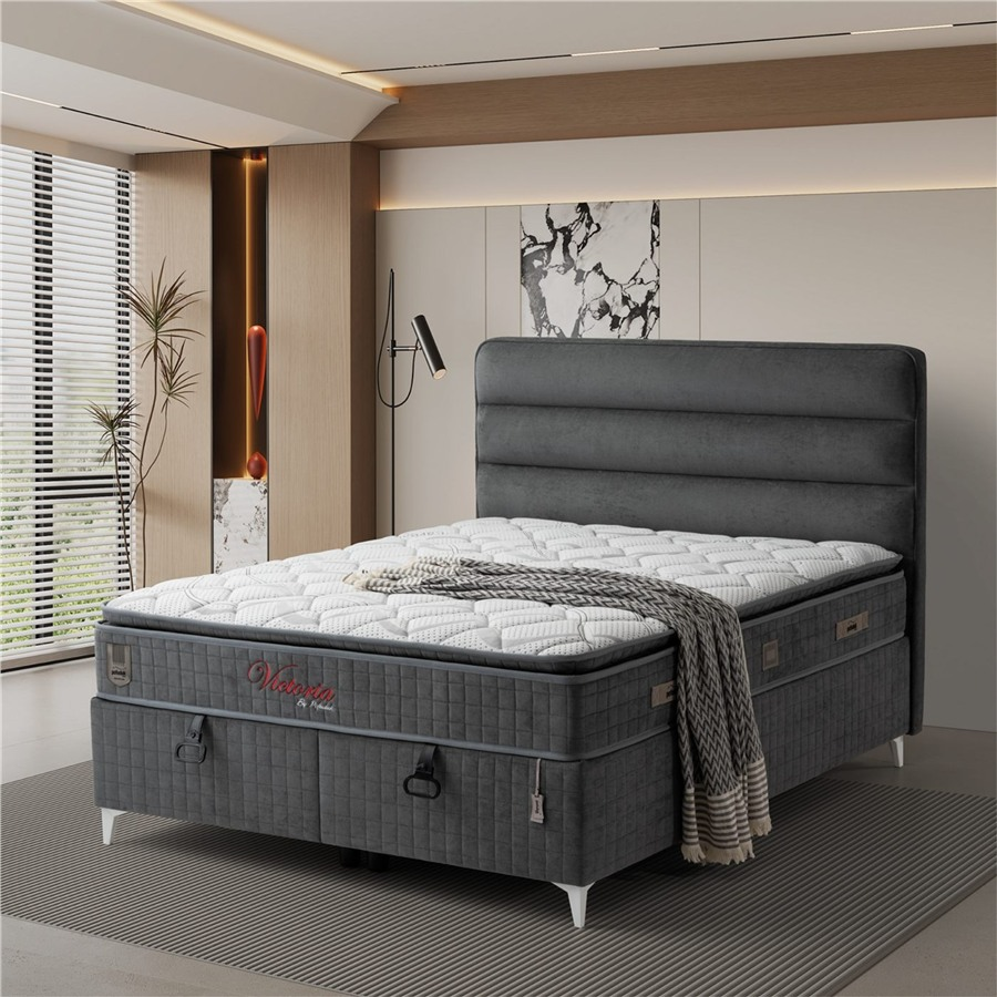 POFUDUK VİCTORİA YATAK, BAZA VE BAŞLIK 3'LÜ SET
