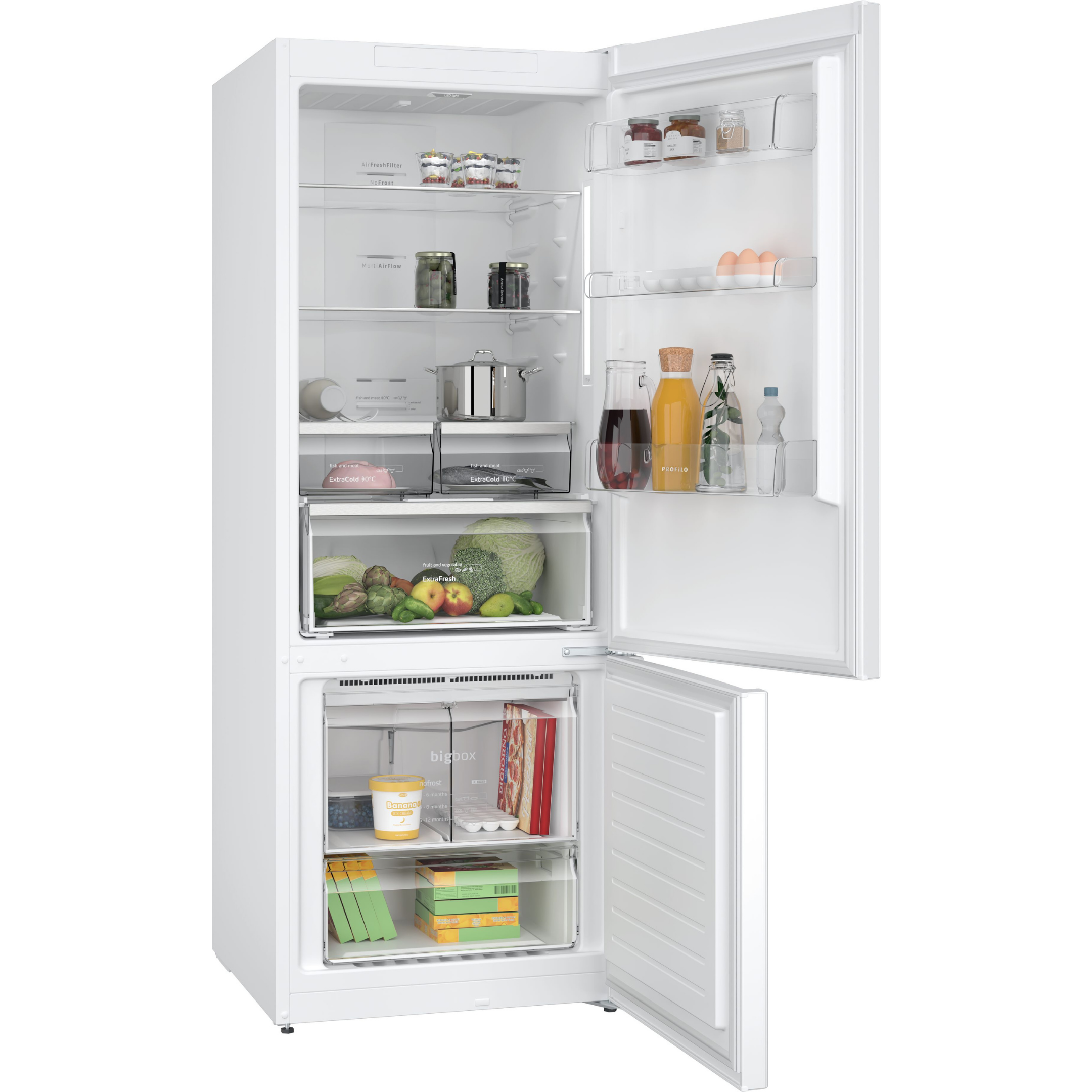 PROFİLO ALTTAN DONDURUCULU BUZDOLABI - BD3055WECN