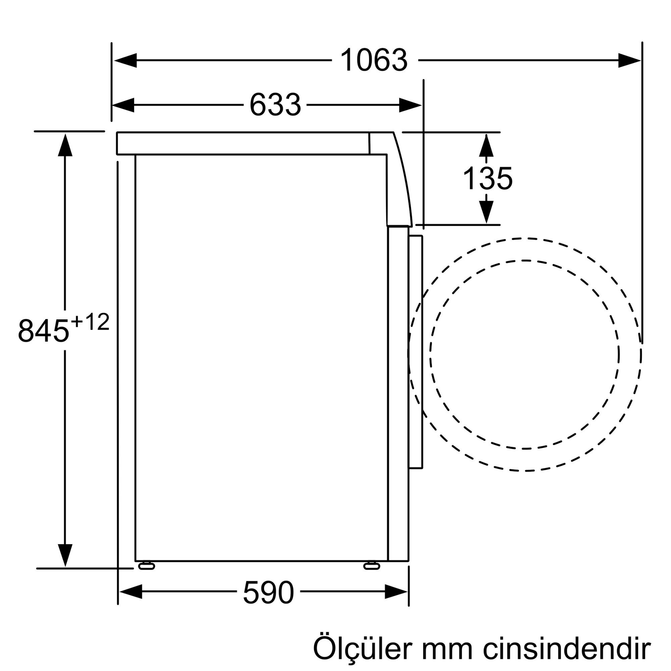 PROFİLO ÇAMAŞIR MAKİNESİ - CMN12190TR 9KG