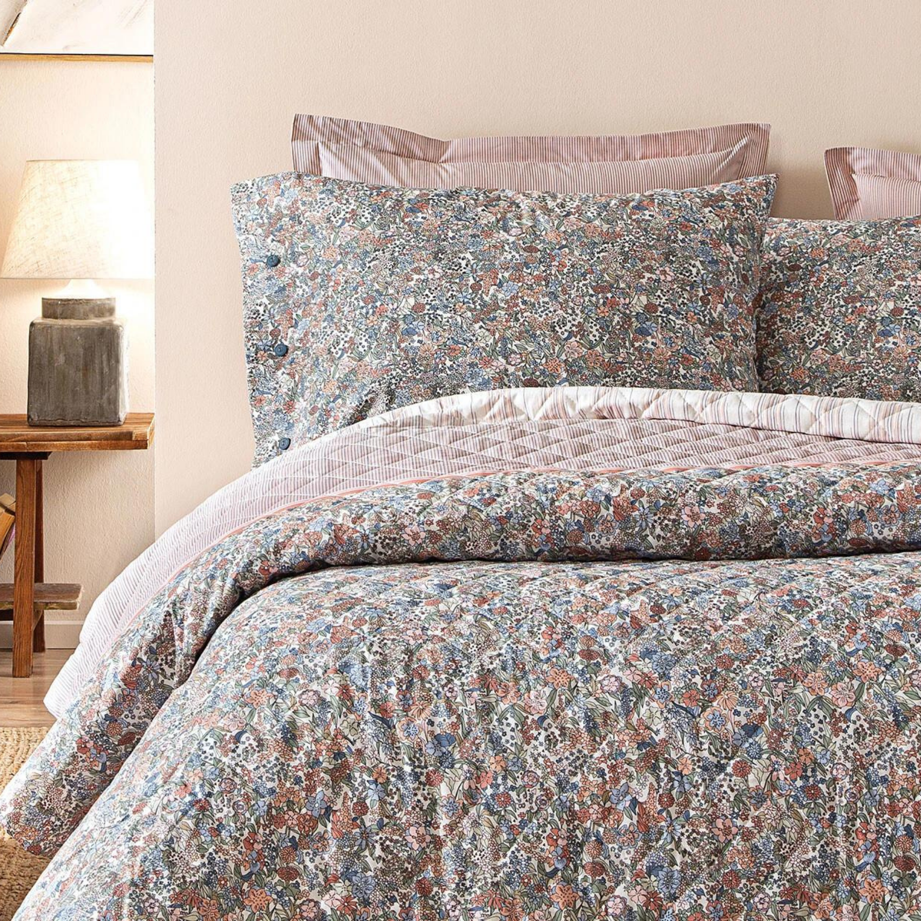 PUFFY ÇİFT KİŞİLİK COEN COMPLETE SET BEJ