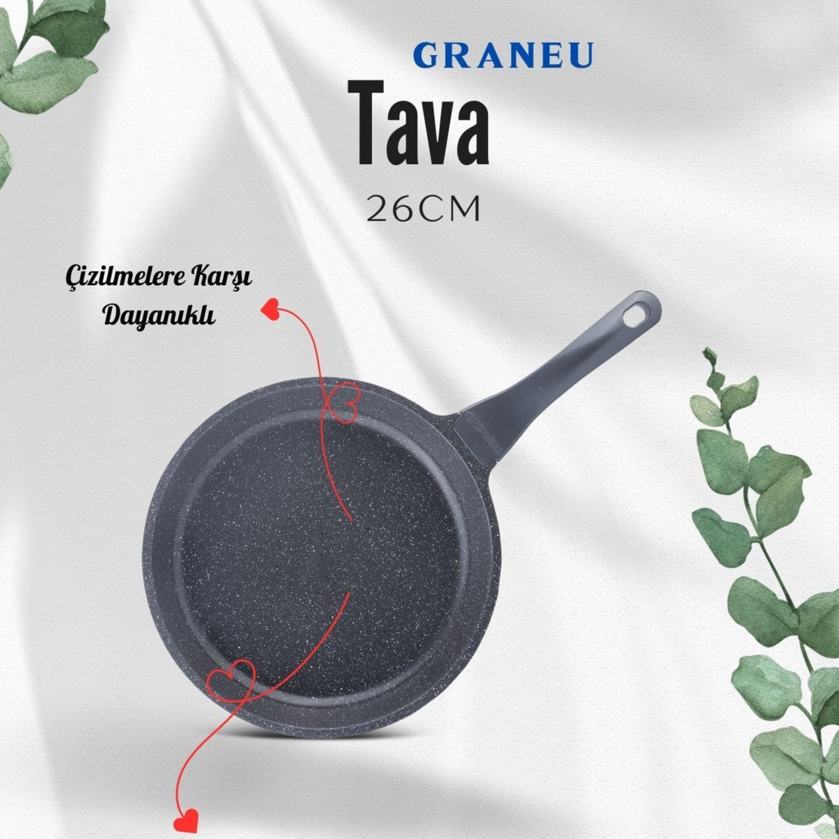 THERMOAD GRANEU 7 PARÇA DÖKÜM GRANİT TENCERE SET