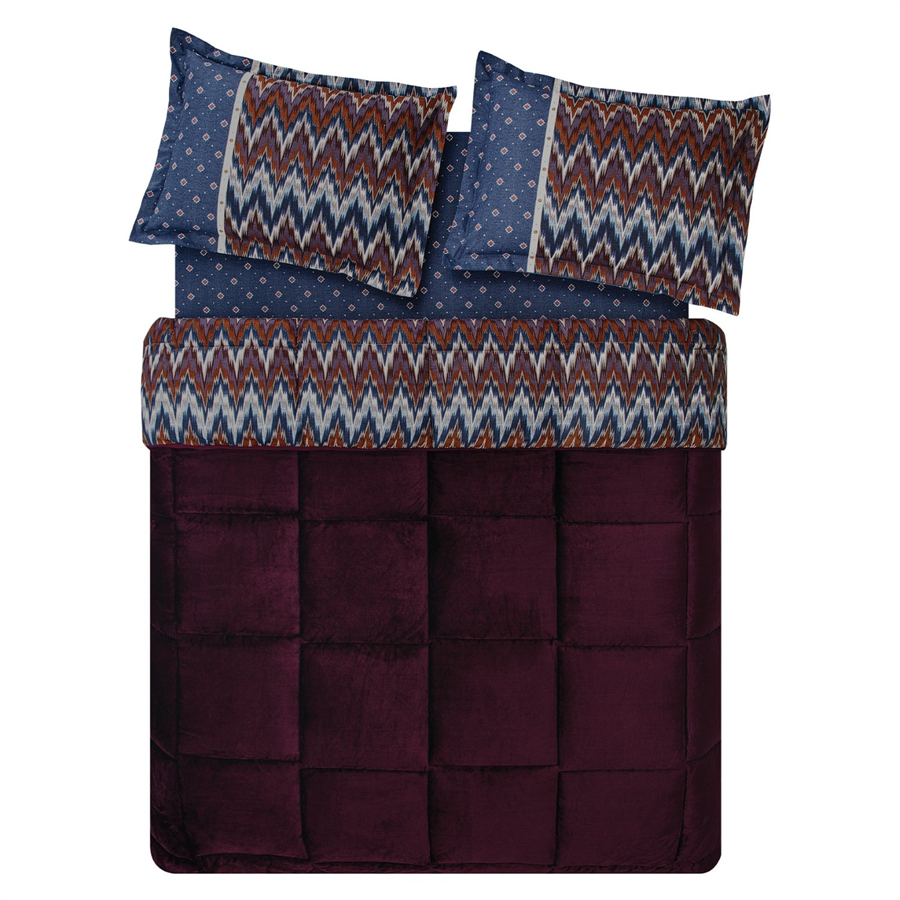 YATAŞ PUFFY AFTON THREEFY SET - BORDO