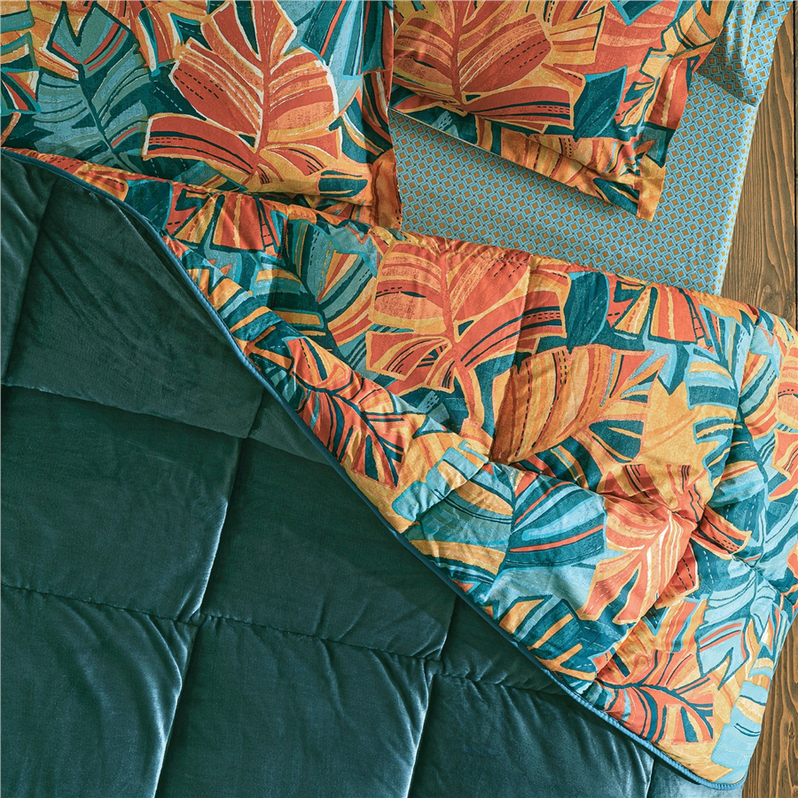 YATAŞ PUFFY ELODY THREEFY SET - PETROL