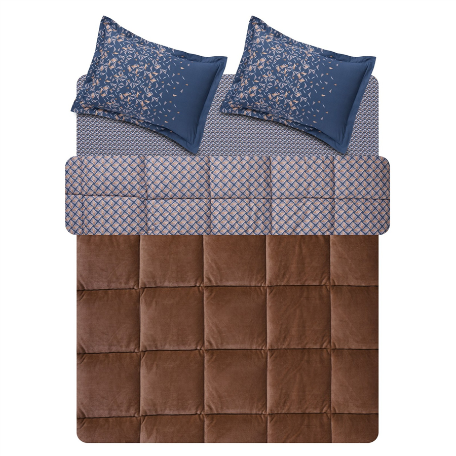 YATAŞ PUFFY GRETEL THREEFY UYKU SETİ - CAMEL