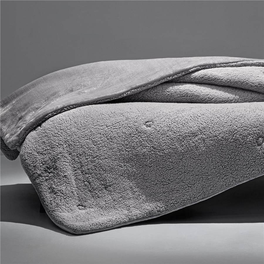 YATAŞ PUFFY MELLOVE SHERPA YORGAN - GRİ