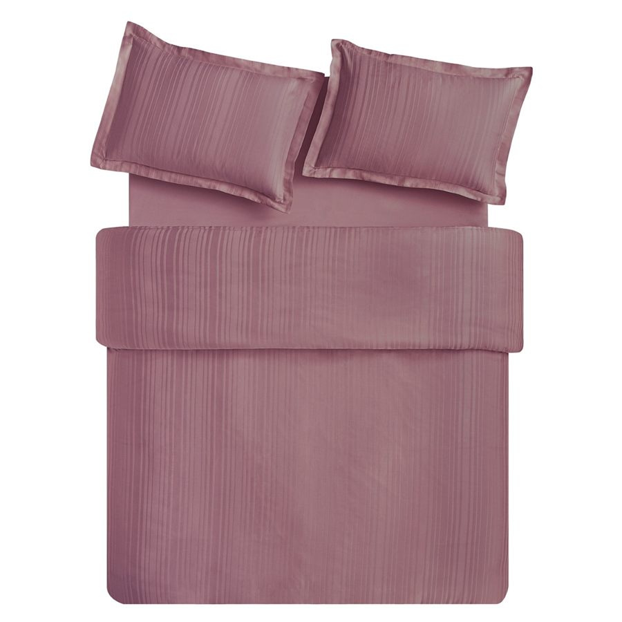 YATAŞ PUFFY MELVİN BAMBU SATEN NEVRESİM SET MÜRDÜM