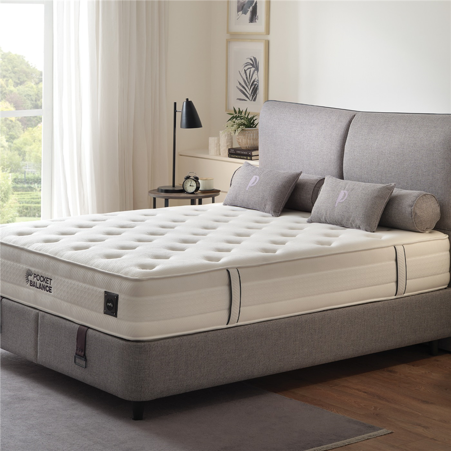 YATAŞ PUFFY POCKET BALANCE YATAK, BAZA VE BAŞLIK 3'LÜ SET
