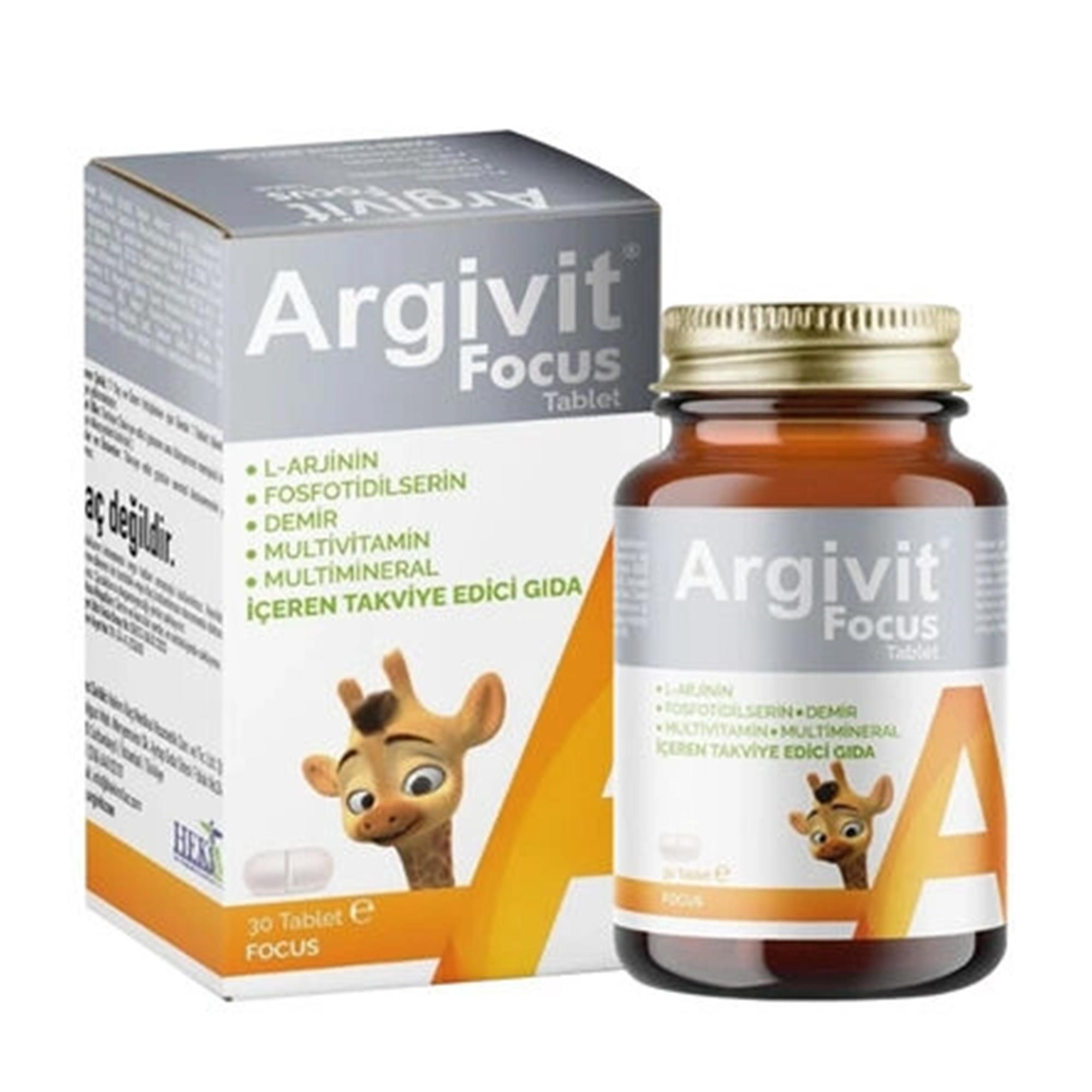 Argivit Focus 30 قرص - بيع بالجملة مباشر من تركيا