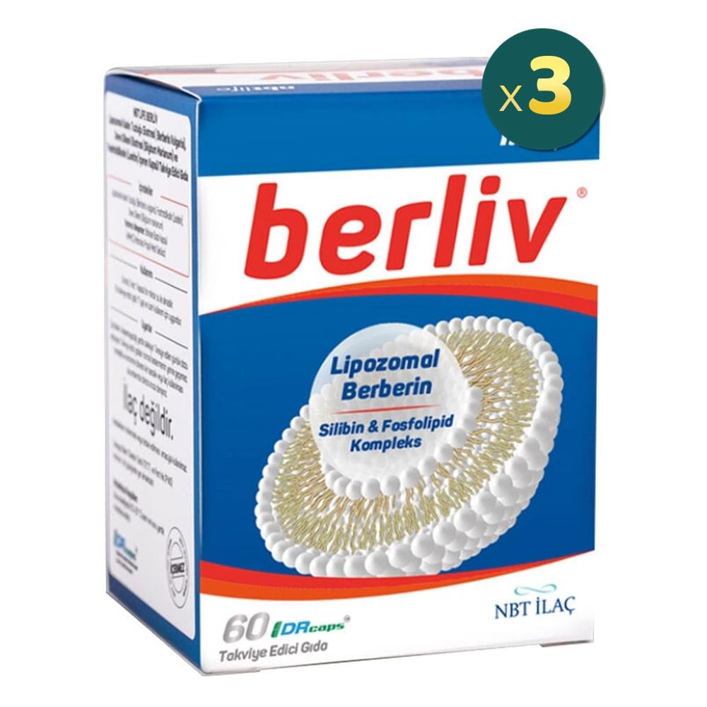  NBT Life Berliv Lipozamal Berberin 60 Kapsül 3 Adet Fiyatları - Modern Eczane