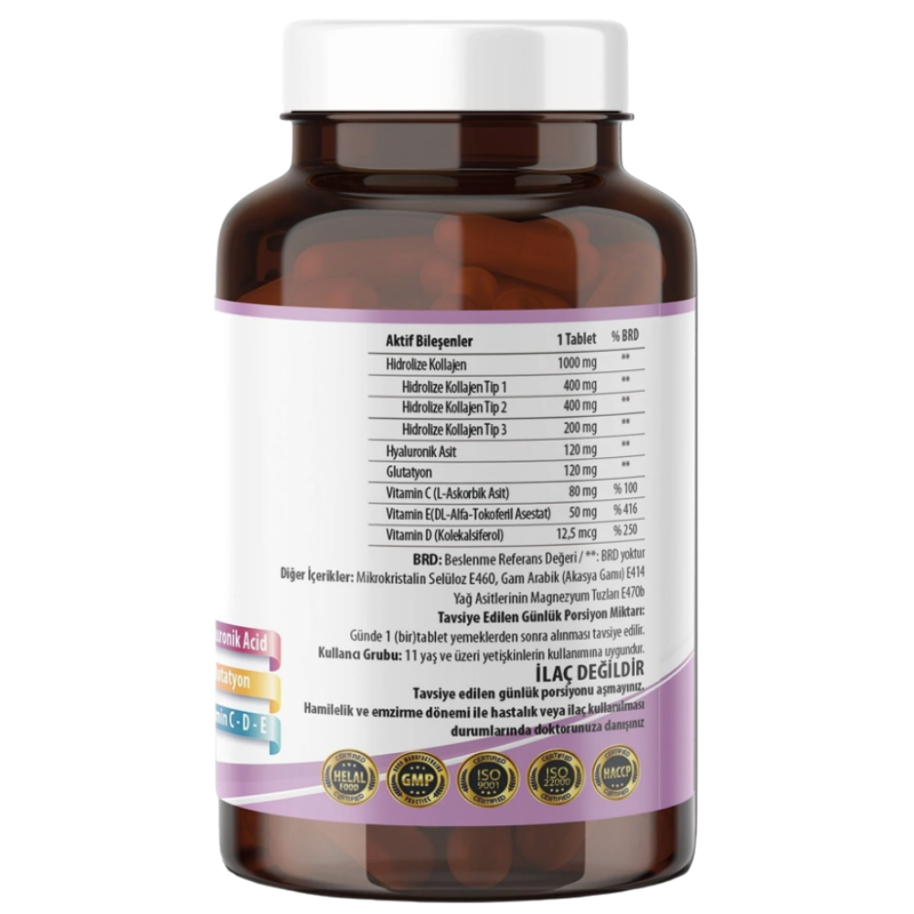 NCS Hidrolize Collagen Tip 1-2-3 90 Tablet Fiyatları - Modern Eczane