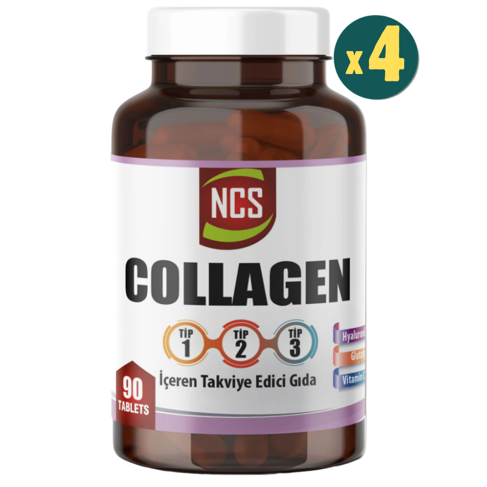 NCS Hidrolize Collagen Tip 1-2-3 90 Tablet 4 Adet Fiyatları - Modern Eczane