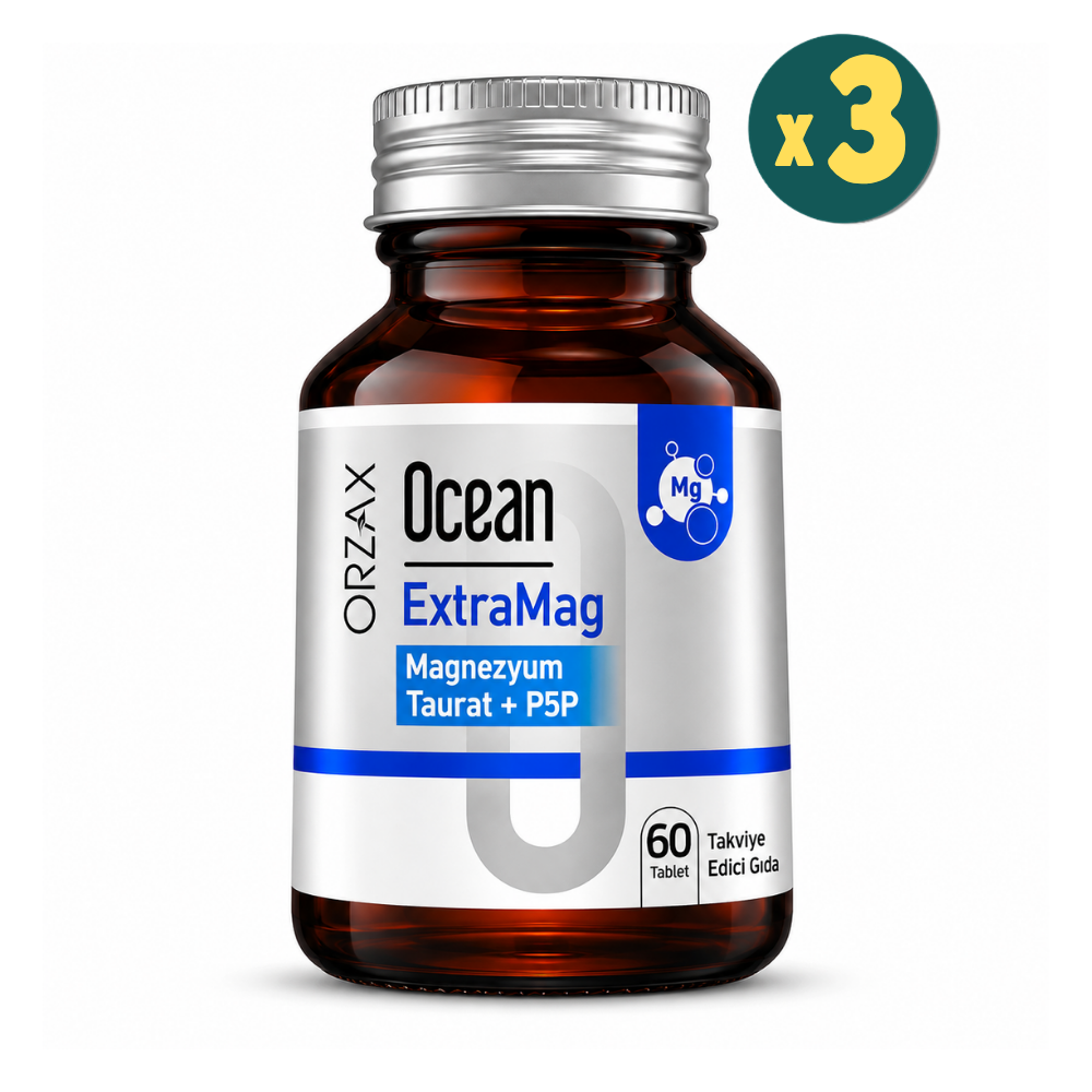  Ocean Extramag Magnezyum Taurat 60 Tablet 3 Adet Fiyatları - Modern Eczane