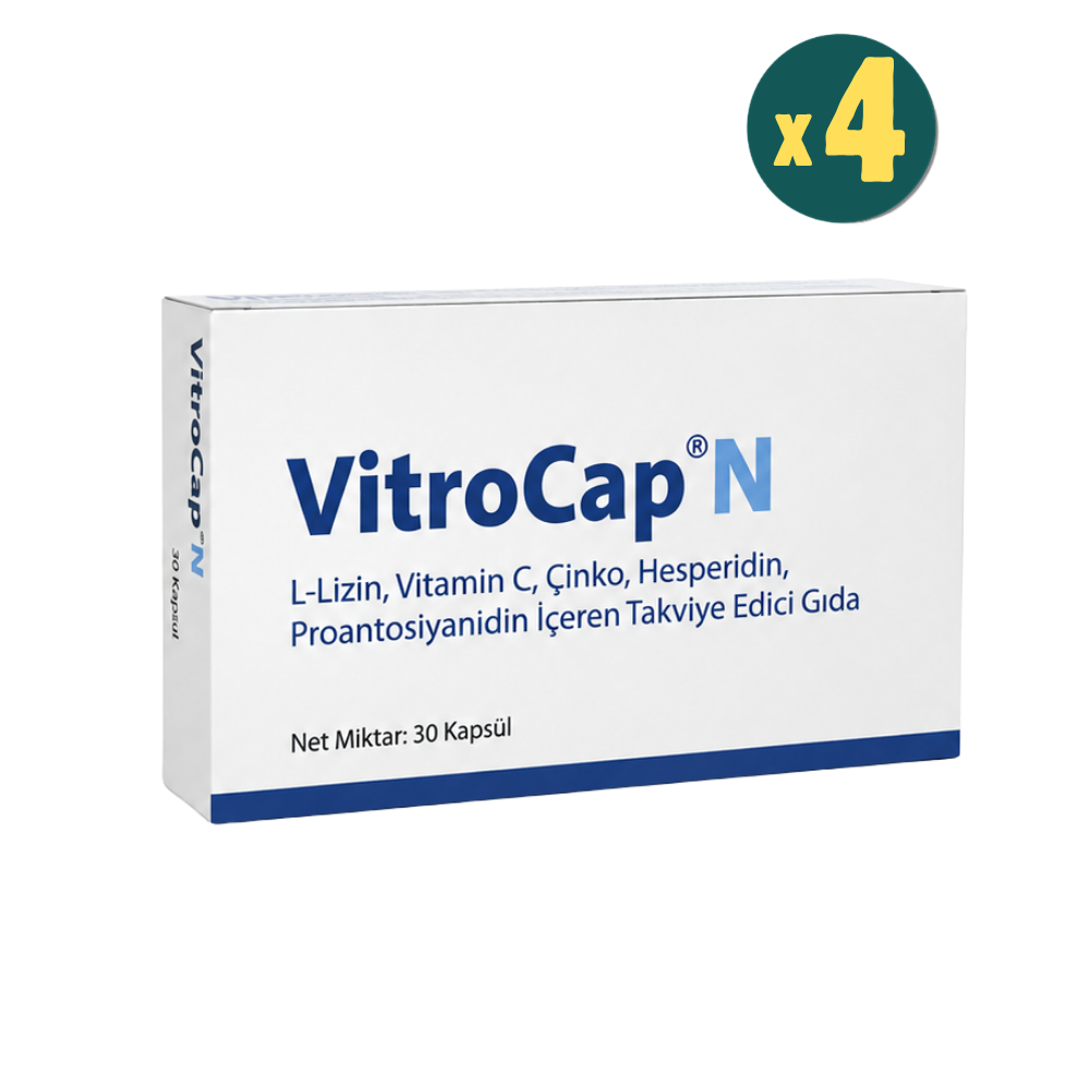  VitroCap N 30 Kapsül 4 Adet Fiyatları - Modern Eczane