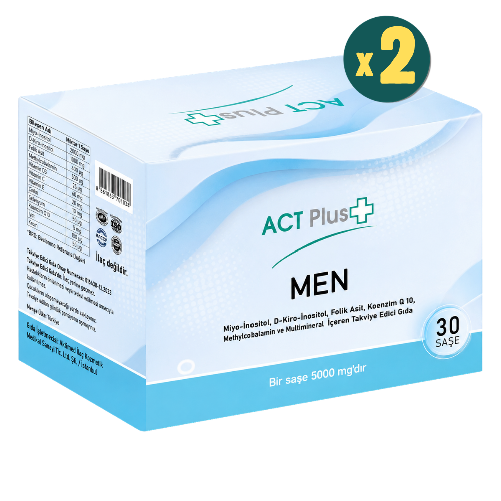 ACT Plus Men 30 Saşe 2 Adet Fiyatları Modern Eczane