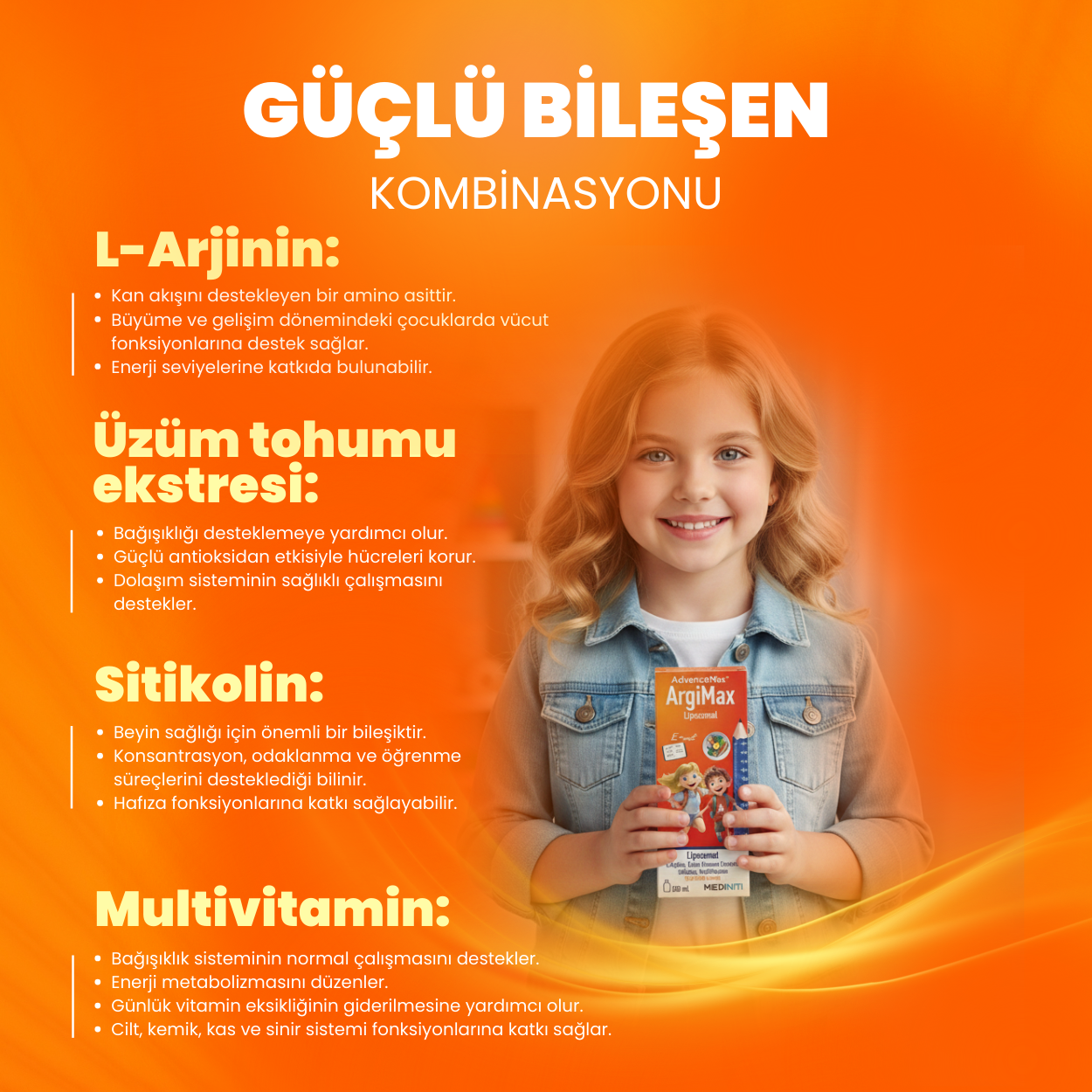 Advancemax Argimax Lipozomal Sıvı 150 ml Fiyatları - Modern Eczane