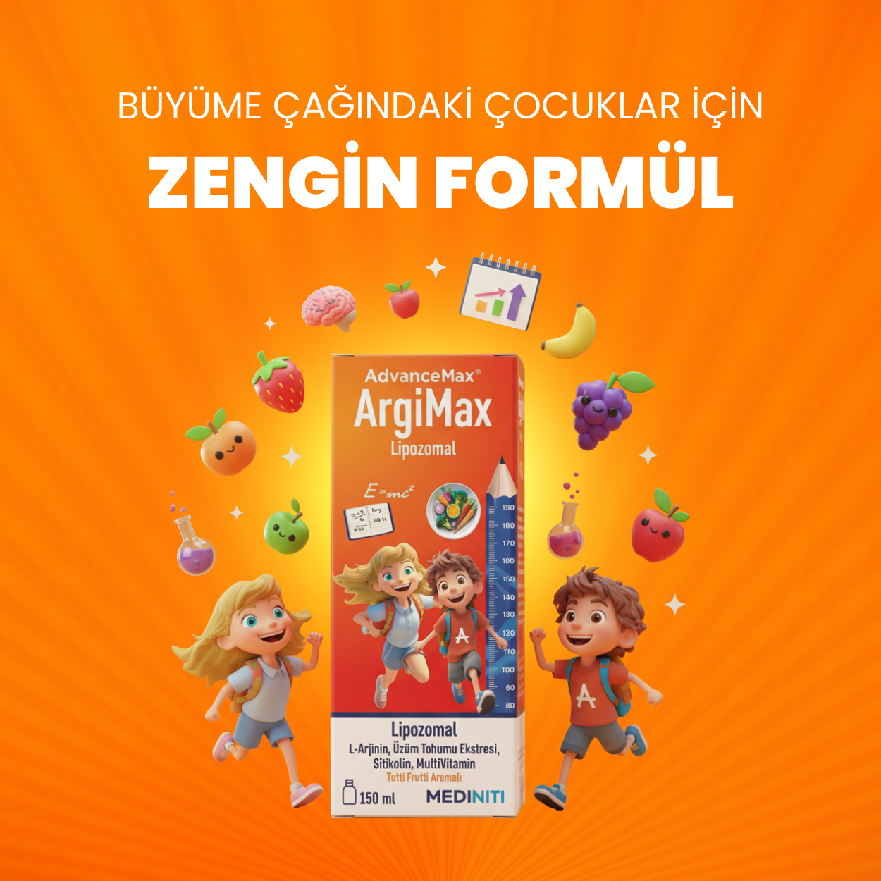Advancemax Argimax Lipozomal Sıvı 150 ml Fiyatları - Modern Eczane
