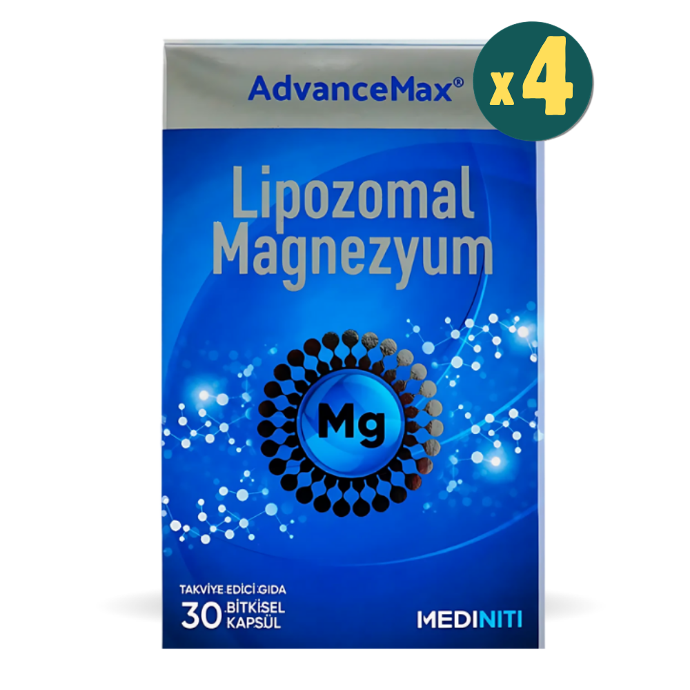 Advancemax Lipozomal Magnezyum 30 Kapsül 4 Adet Fiyatları - Modern Eczane