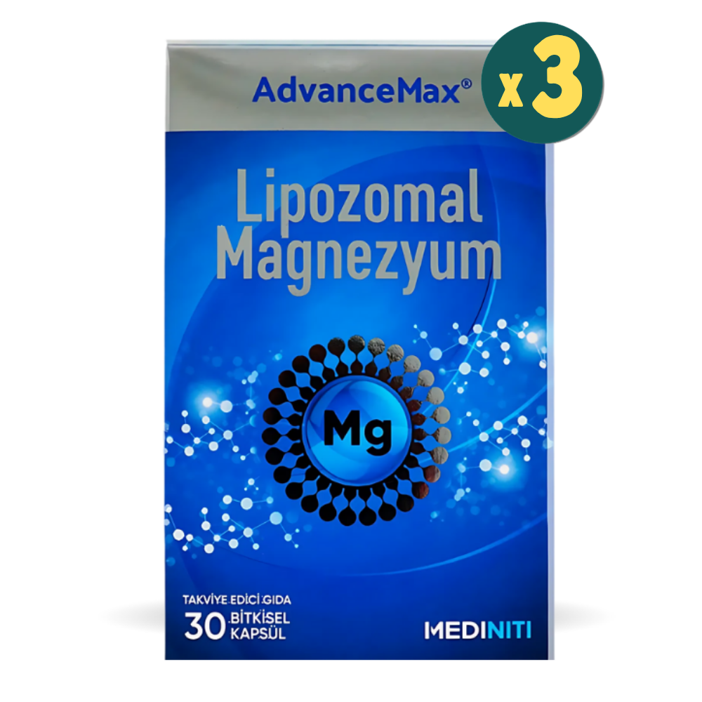 Advancemax Lipozomal Magnezyum 30 Kapsül 3 Adet Fiyatları - Modern Eczane