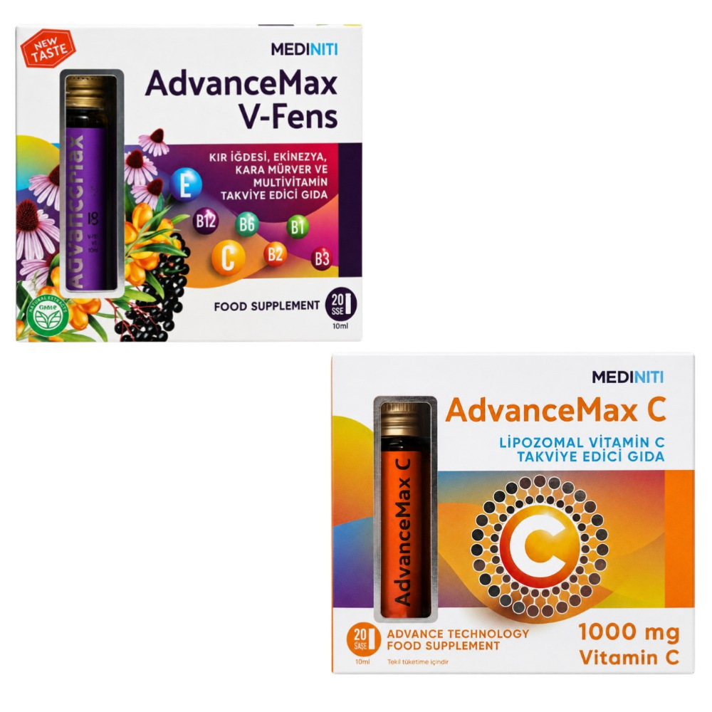 Advancemax V-fens Multivitamin - Lipozomal C Vitamini 10 ml x 20 Shot Fiyatları - Modern Eczane