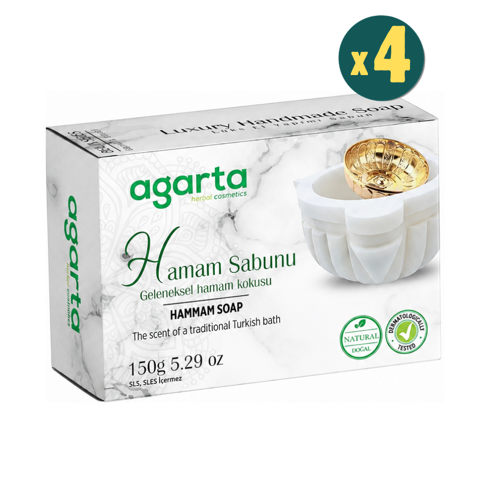 Agarta Doğal Hamam Sabunu 150 gr 4 Adet Fiyatları - Modern Eczane