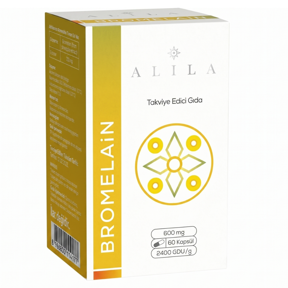 Alila Bromelain 60 Kapsül Fiyatları - Modern Eczane
