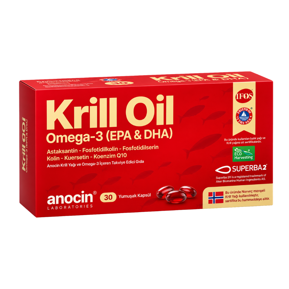 Anocin Krill Oil 30 Kapsül Fiyatları - Modern Eczane