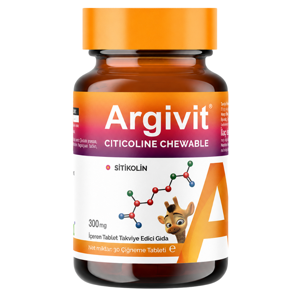 Argivit Citicoline Chewable Sitikolin Çiğnenebilir 30 Tablet Fiyatları - Modern Eczane