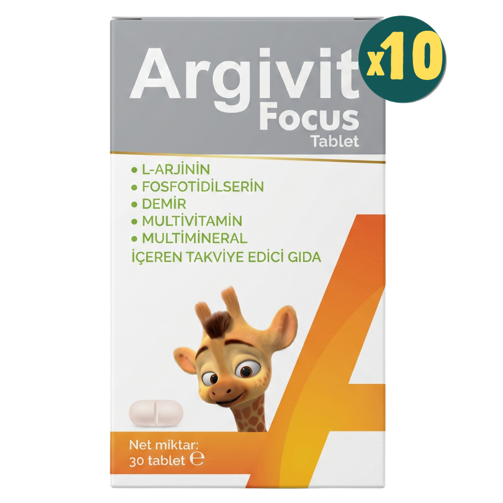 Argivit Focus 30 Tablet 10 Adet Takviye Edici Gıda Fiyatları - Modern Eczane