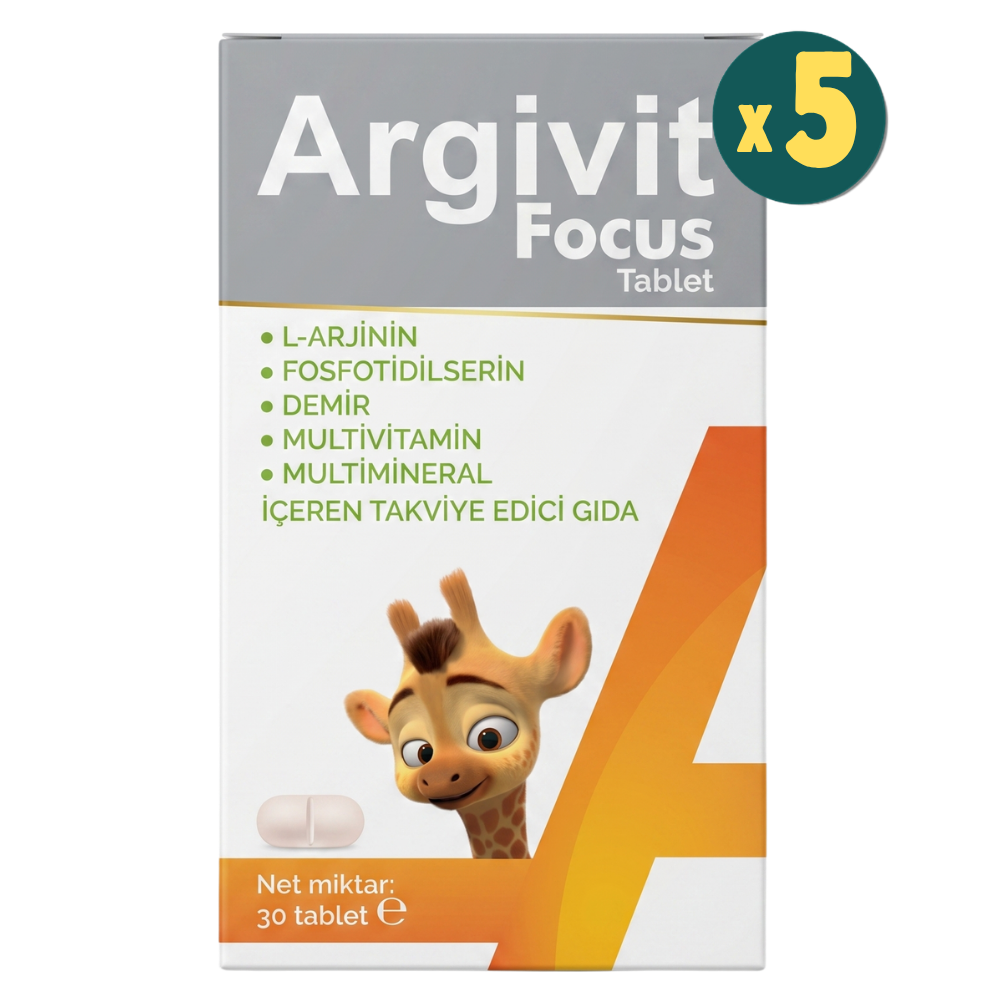 Argivit Focus 30 Tablet 5 Adet Takviye Edici Gıda Fiyatları - Modern Eczane