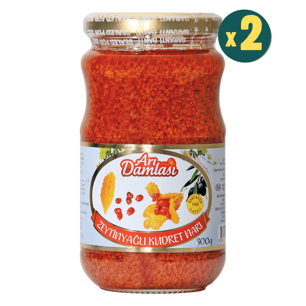 Arı damlası Zeytinyağlı Kudret Narı 300 gr 2 Adet Fiyatları - Modern Eczane