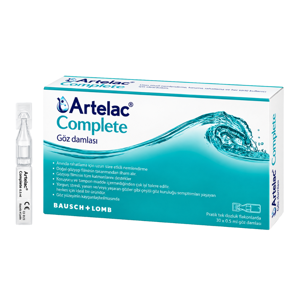 Artelac Complete Göz Damlası 30 Flakon 0,5 ml Fiyatları - Modern Eczane