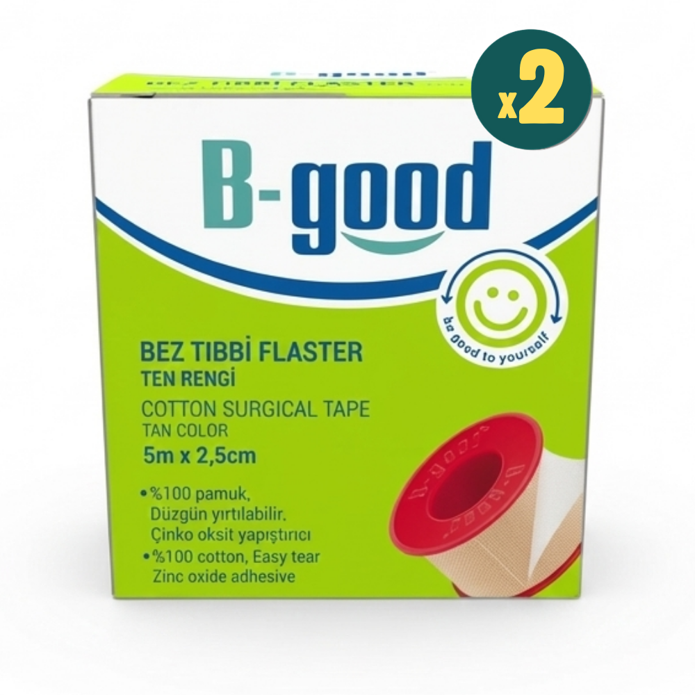 B-Good Bez Flaster 5 m x 2,5 cm 2 Adet Fiyatları - Modern Eczane