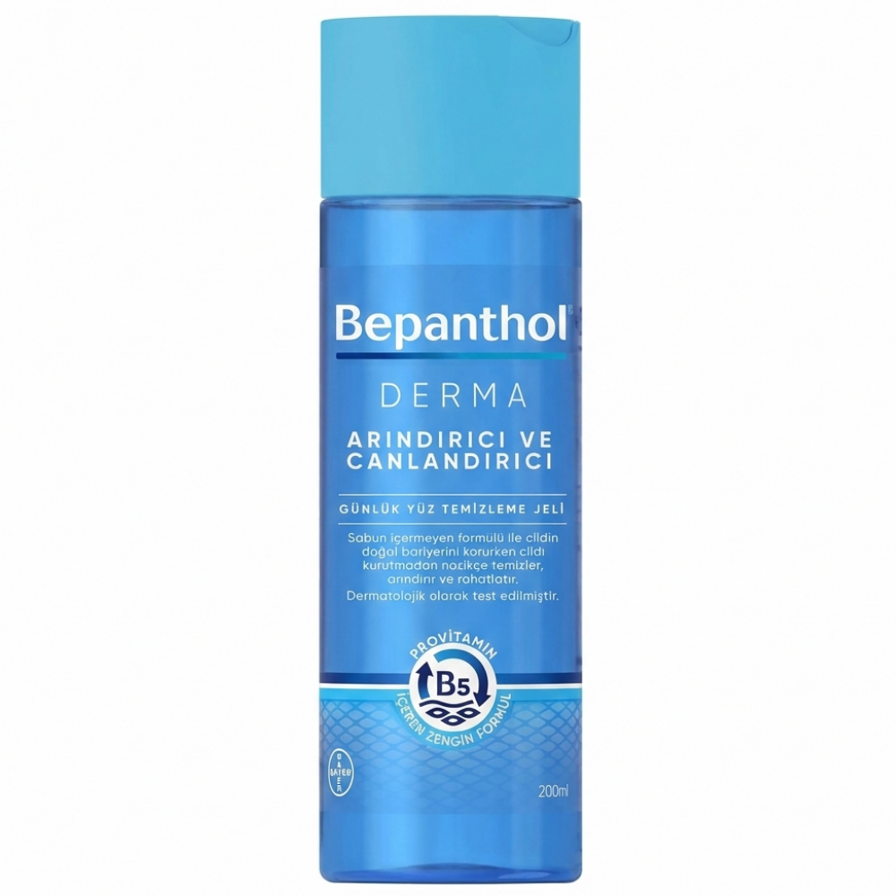 Bepanthol Derma Arındırıcı ve Canlandırıcı Günlük Yüz Temizleme Jeli 200 ml Ürünleri, İndirimleri ve Fiyatları - Modern Eczane