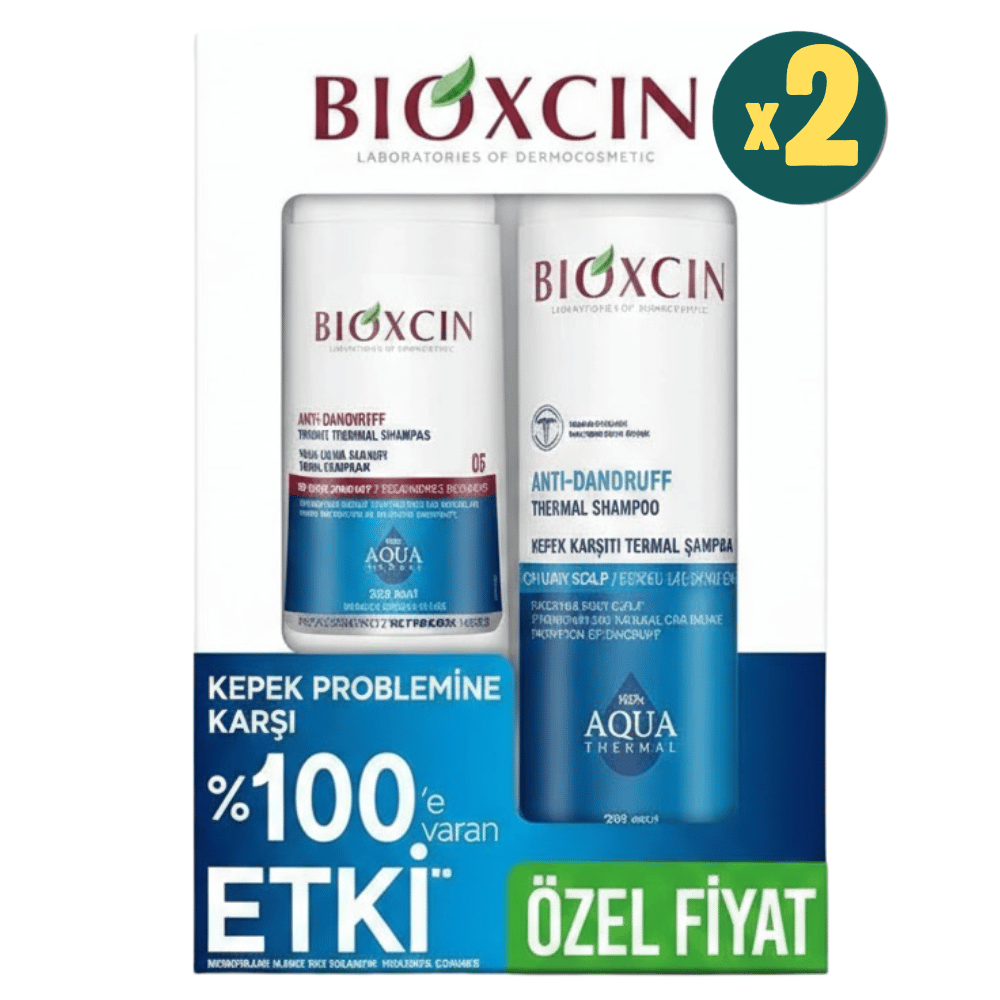 Bioxcin Aqua Thermal Kepek Kofre Şampuan 2 Adet Fiyatları - Modern Eczane