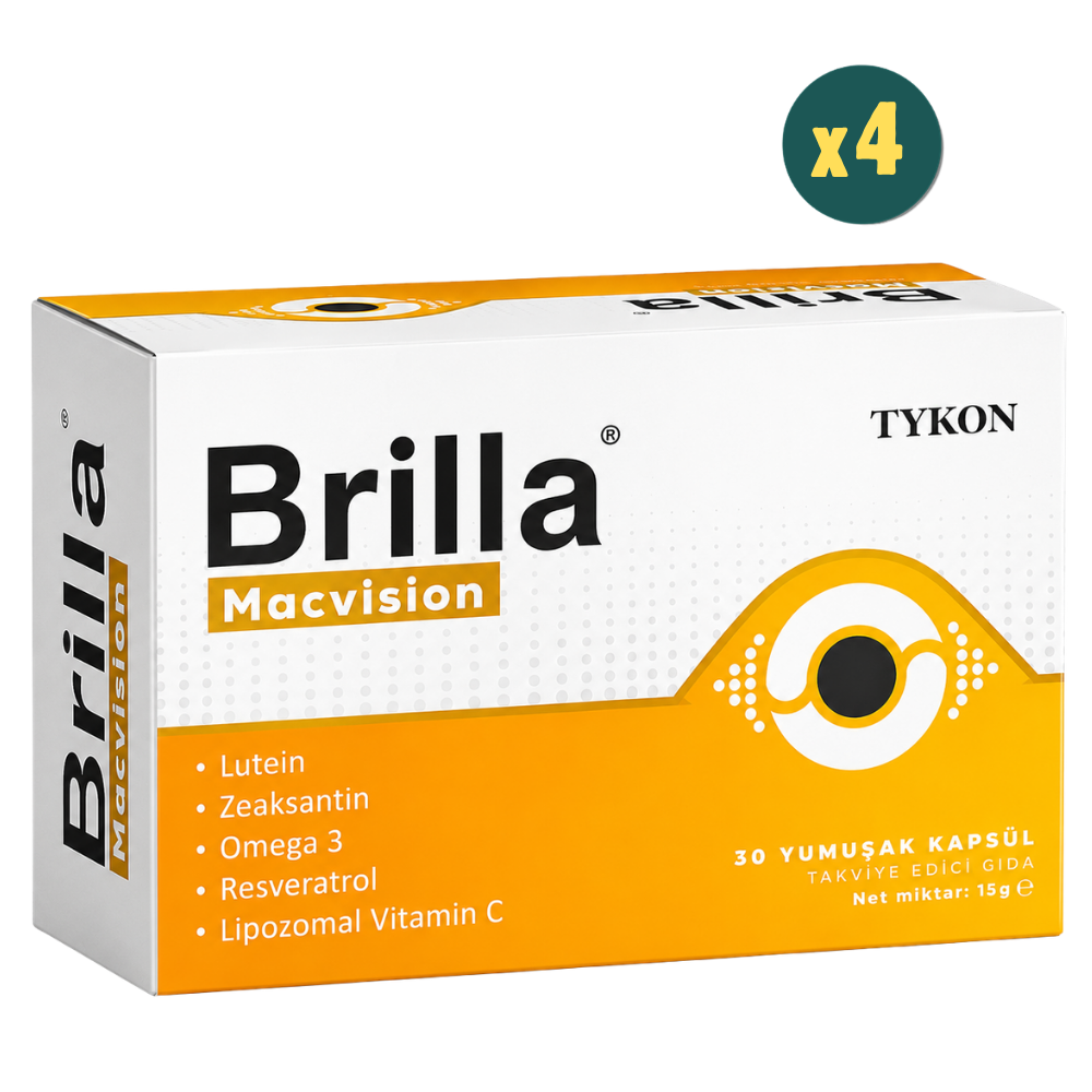 Brilla Macvision 60 Kapsül 4 Adet Fiyatları - Modern Eczane