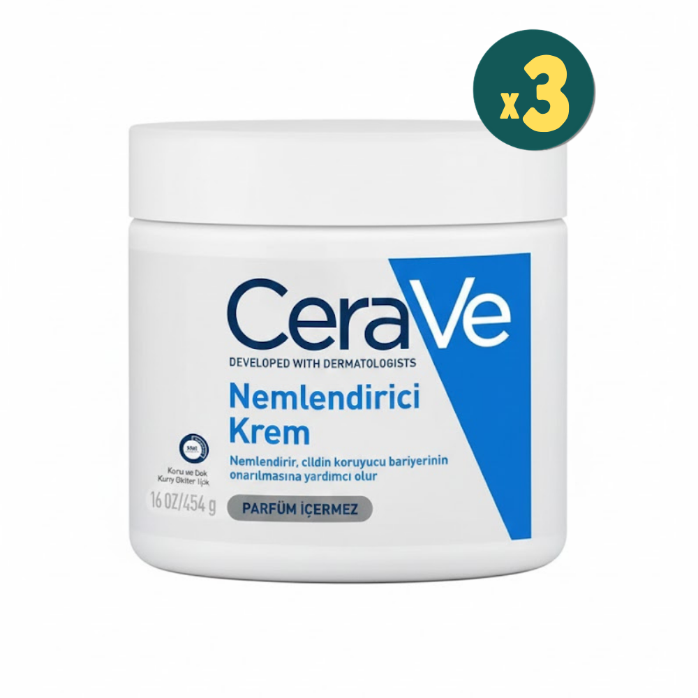 Cerave Nemlendirici Krem 454 gr 3 Adet Fiyatları Modern Eczane