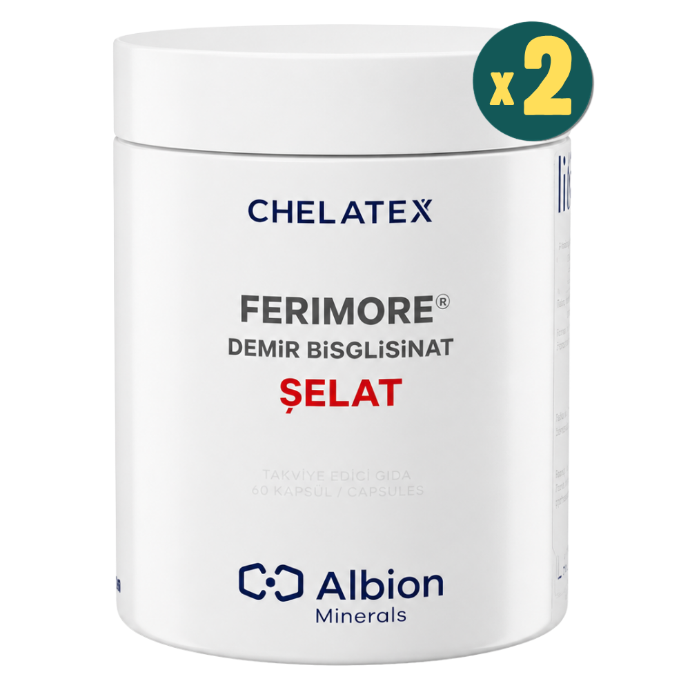 Chelatex FERİMORE Demir 60 Kapsül 2 Adet Fiyatları - Modern Eczane