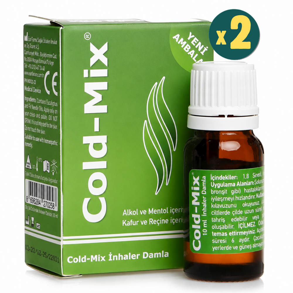 Cold-Mix Inhaler Damla 10 ml 2 AdetFiyatları - Modern Eczane