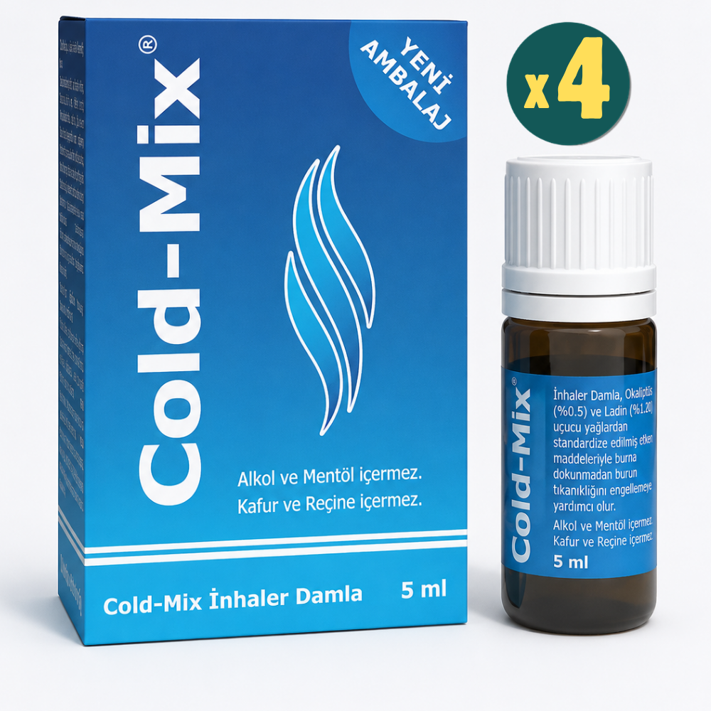 Cold-Mix Inhaler Damla 5 ml 4 Adet Fiyatları - Modern Eczane