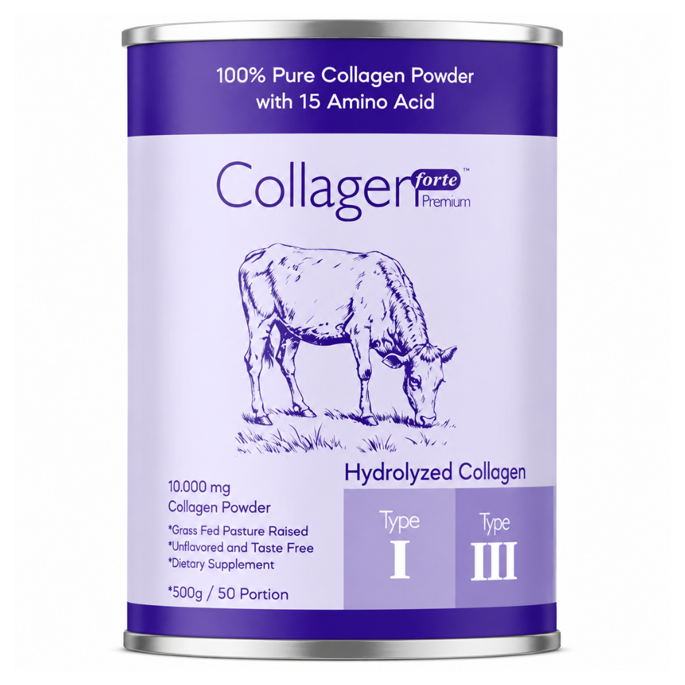 Collagen Forte Collagen Powder %100 Saf Doğal Çift Hidrolize Kolajen Peptitler 500 gr Fiyatları - Modern Eczane
