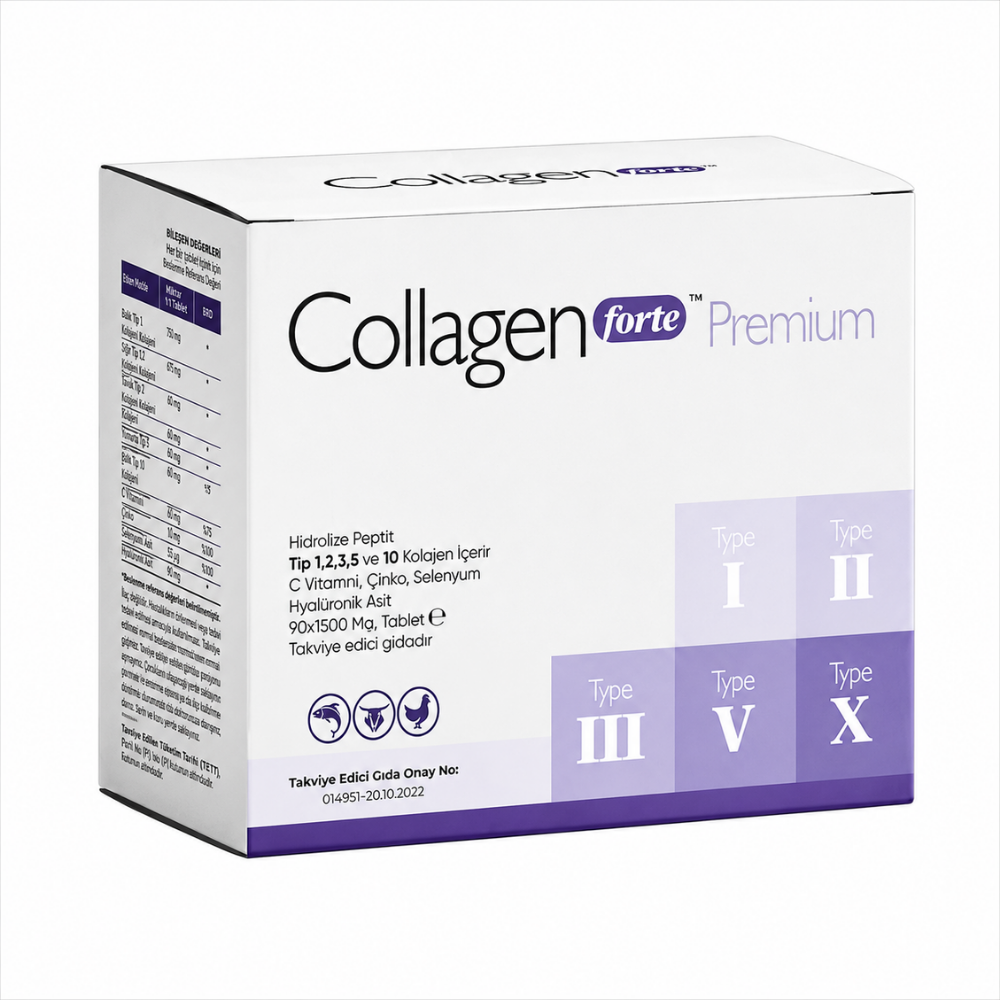 Collagen Forte Premium 1500 mg 90 Tablet Fiyatları- Modern Eczane