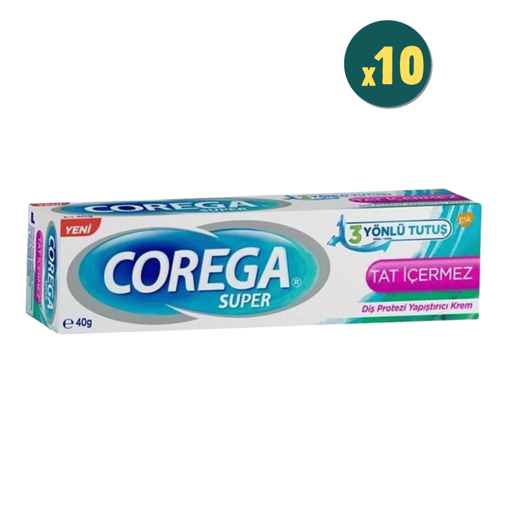 Corega Tat İçermez Krem 40 gr 10 Adet Fiyatları - Modern Eczane